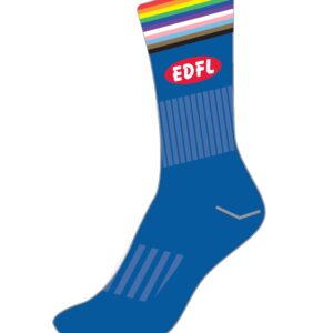 Football Pride Socks (EDFL Women's Crew Length)