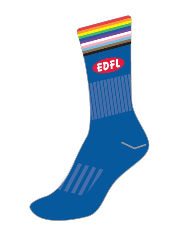Football Pride Socks (EDFL Women's Crew Length)